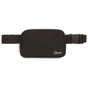 Black Clarissa Crossbody Fanny Pack