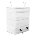 White Clarissa Foldable Luggage Organizer