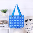 Blue Clarissa Inflatable Tote Purse