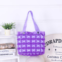 Purple Clarissa Inflatable Tote Purse