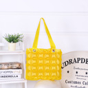 Yellow Clarissa Inflatable Tote Purse