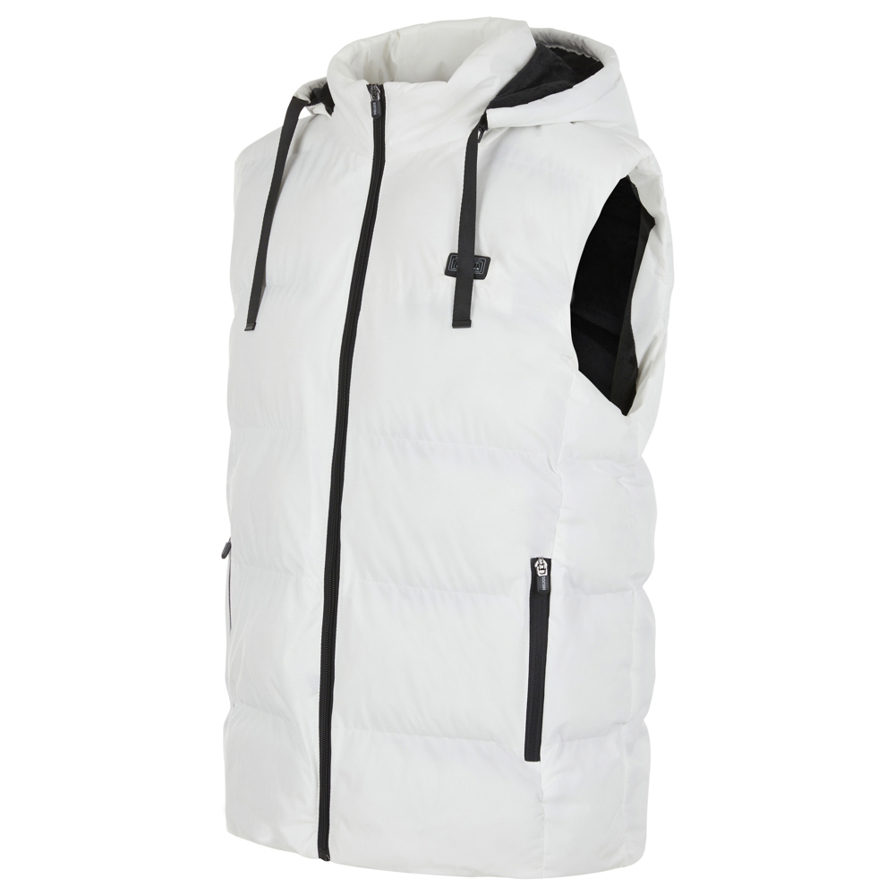 Helios Paffuto Heated Vest Artic White - Powerbank Included 