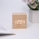 Beige Remarkable Goodz Alva Clock - Wooden Minimalist Clock