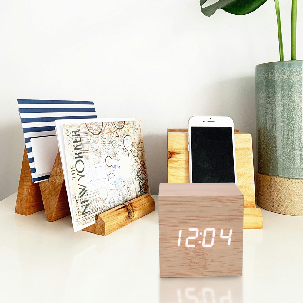 Remarkable Goodz Alva Clock - Wooden Minimalist Clock