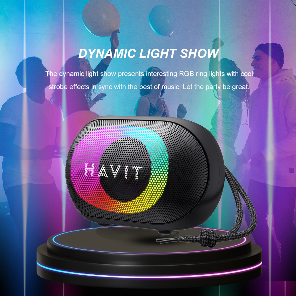 Havit -Colorful RGB Wireless Waterproof Speaker