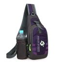 Purple Colorful Sling Bag with Water Slot