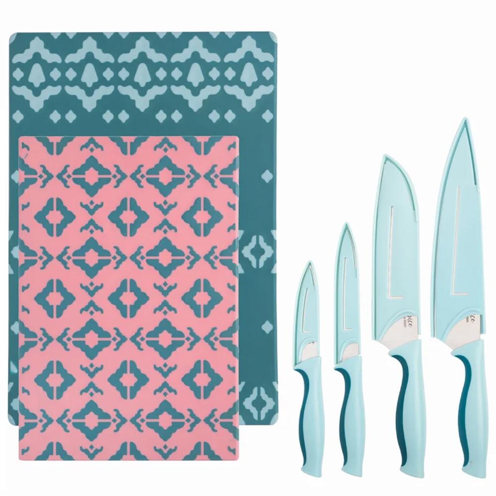 TIA - 6 PC Cutlery Set SET W/ Cutting