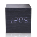 Black Remarkable Goodz Alva Clock - Wooden Minimalist Clock