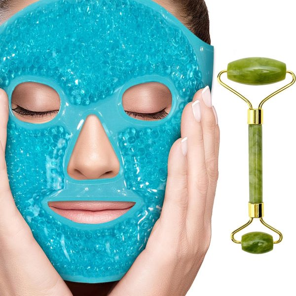 Jade Roller Ice Face Mask Set