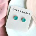  Beachy Turquoise Druzy Earrings