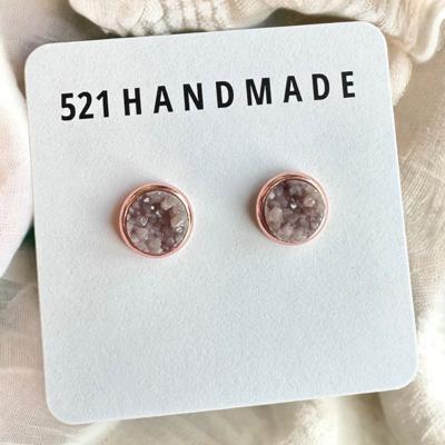 Hazelwood Druzy Stud Earrings