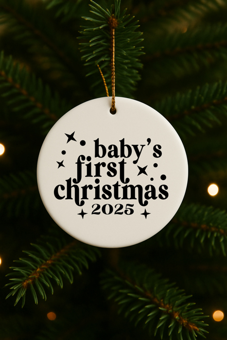 Baby's First Christmas 2025 Ornament 