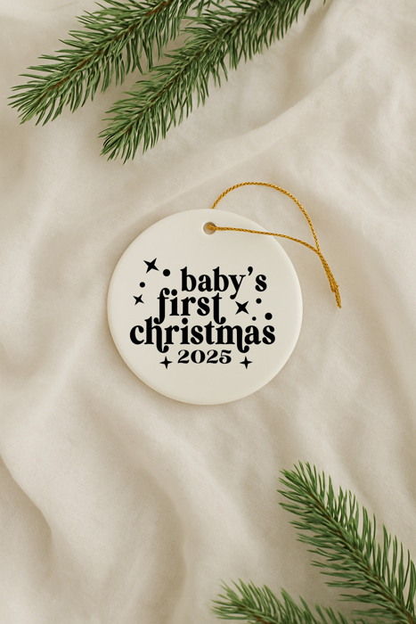 Baby's First Christmas 2025 Ornament 