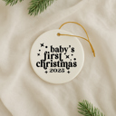  Baby's First Christmas 2025 Ornament 