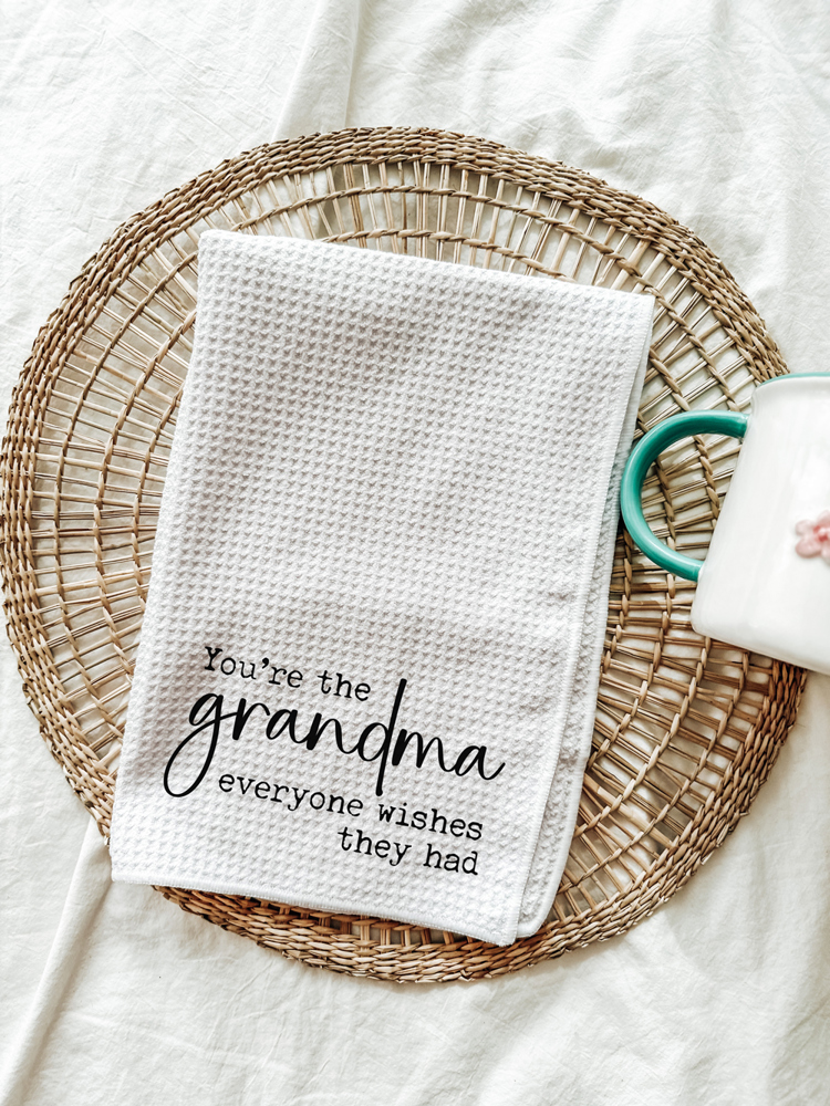 Grandma Kitchen Towel - Christmas Gift for Grandma