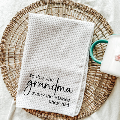 Grandma Kitchen Towel - Christmas Gift for Grandma