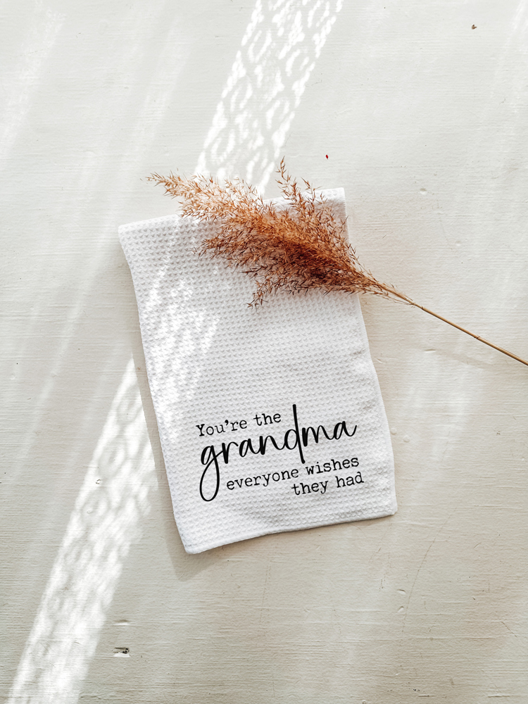 Grandma Kitchen Towel - Christmas Gift for Grandma