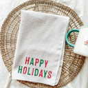  Happy Holidays Christmas Kitchen Towel