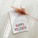  Happy Holidays Christmas Kitchen Towel