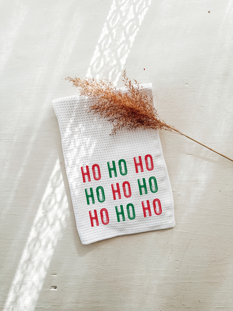 Ho Ho Ho Christmas Kitchen Towel