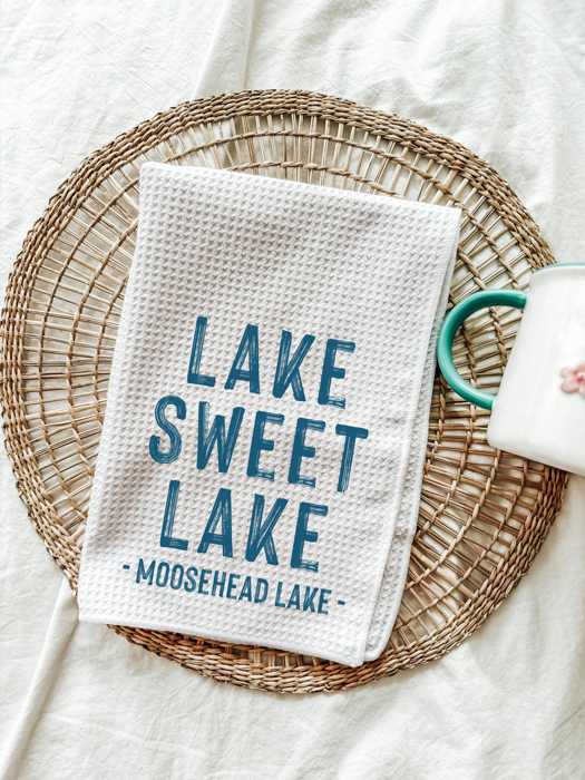Lake Sweet Lake Kitchen Tea Towel