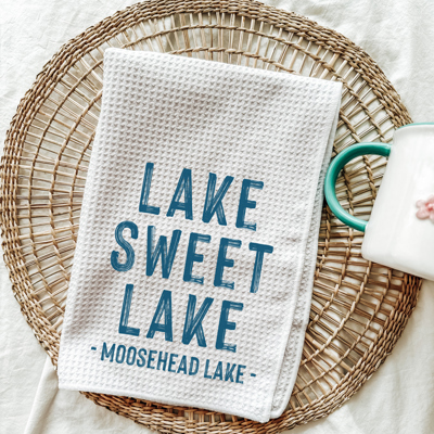 Lake Sweet Lake Kitchen Tea Towel