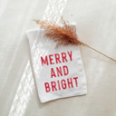  Merry And Bright Christmas Kitchen Towel