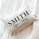  Custom Last Name Est. Pillow for Christmas