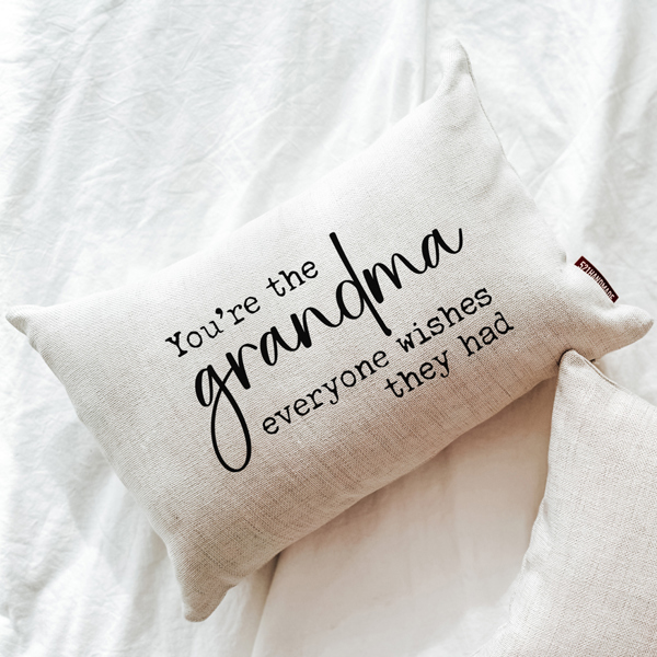 Grandma Quote Pillow for Christmas