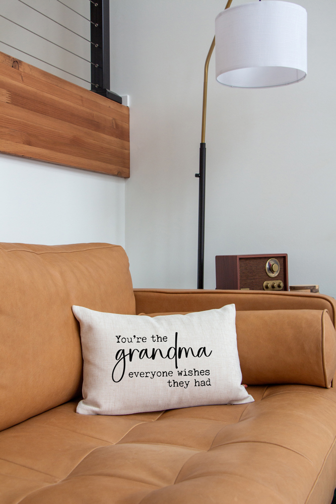 Grandma Quote Pillow for Christmas