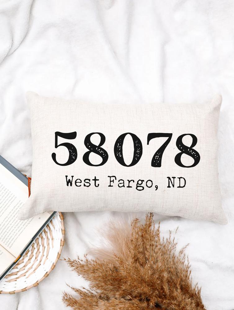 Lumbar Zip Code Pillow