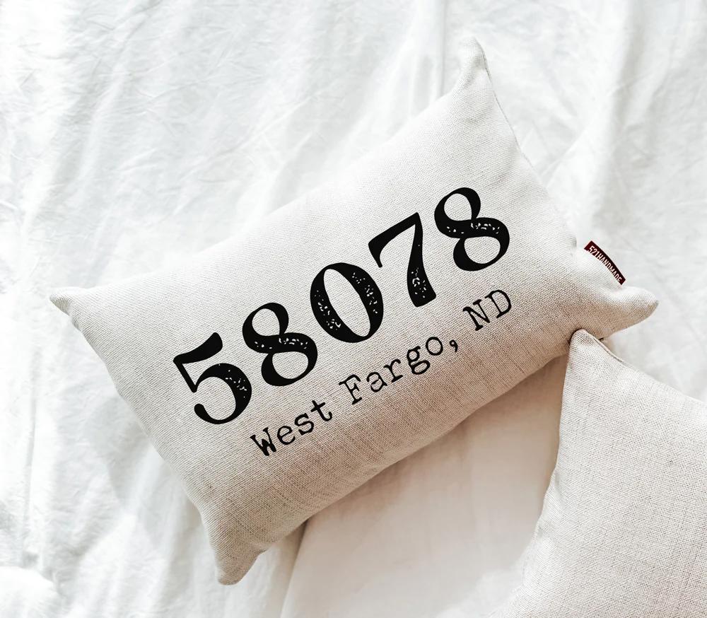 Lumbar Zip Code Pillow