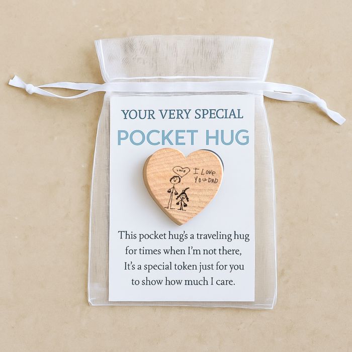Custom Pocket Hug Made From Your Own Drawing