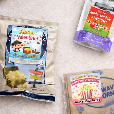 12 Customized Valentine Stickers for School Valentine's | 10 Designs to Choose From