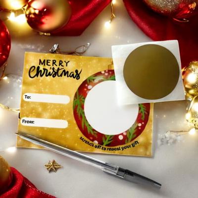 3 Christmas Scratch Off Cards 