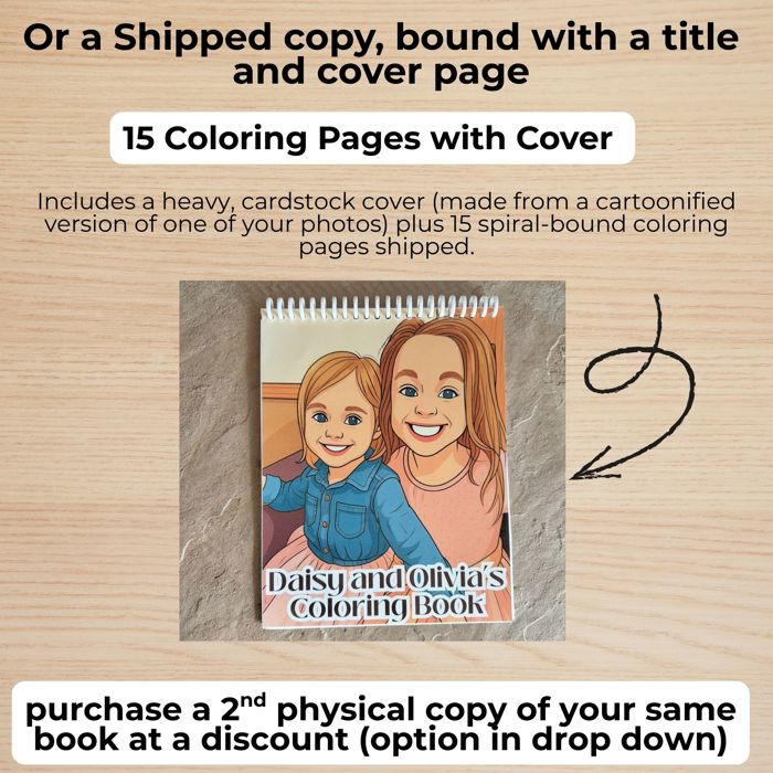 Custom Coloring Book | Made from Your Photos 