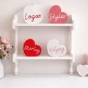  Custom Wooden Heart Decor Shelf Sitters