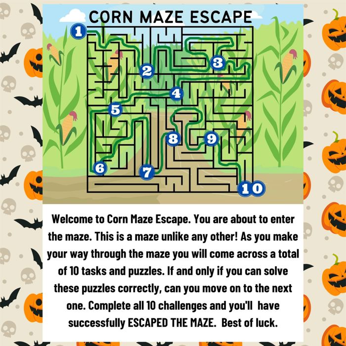Halloween Escape Room | Digital Download