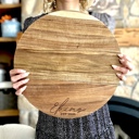  Customized Engraved Large Wooden Lazy Susan