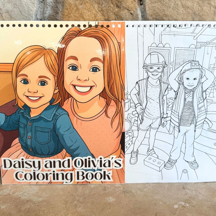 Custom Coloring Book | Made from Your Photos 