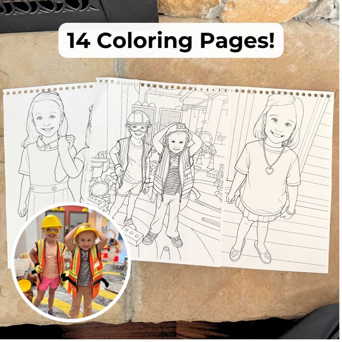 Custom Coloring Book | Made from Your Photos