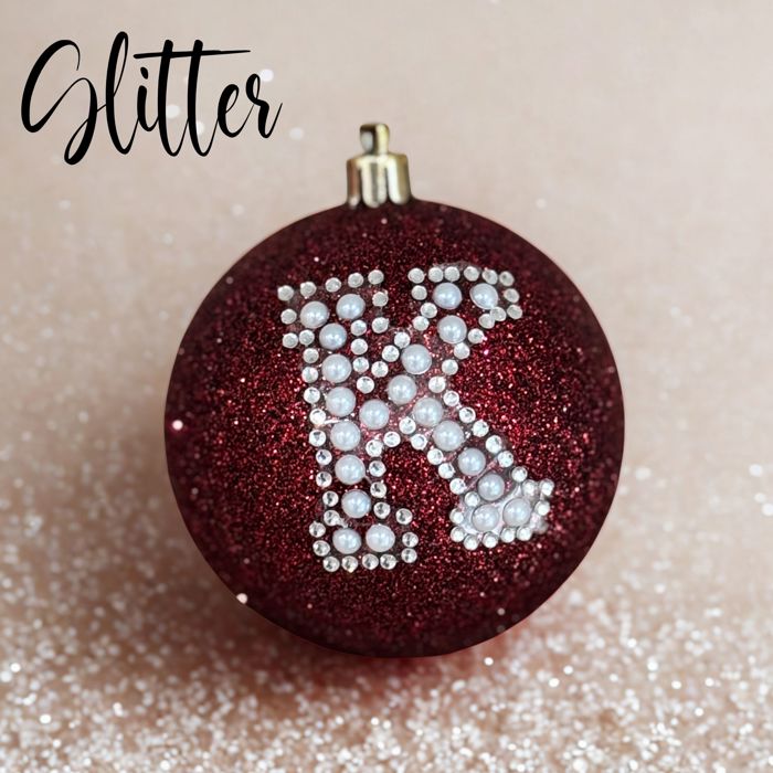 Custom Initial Pearl Ornament