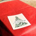  Custom Christmas Stickers | Vintage Stamp Style 