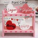  Custom Wooden Heart Decor Shelf Sitters