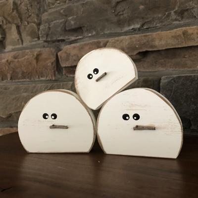 Snowman heads (set of 3)