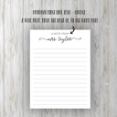  Personalized Notepad | Swash Design