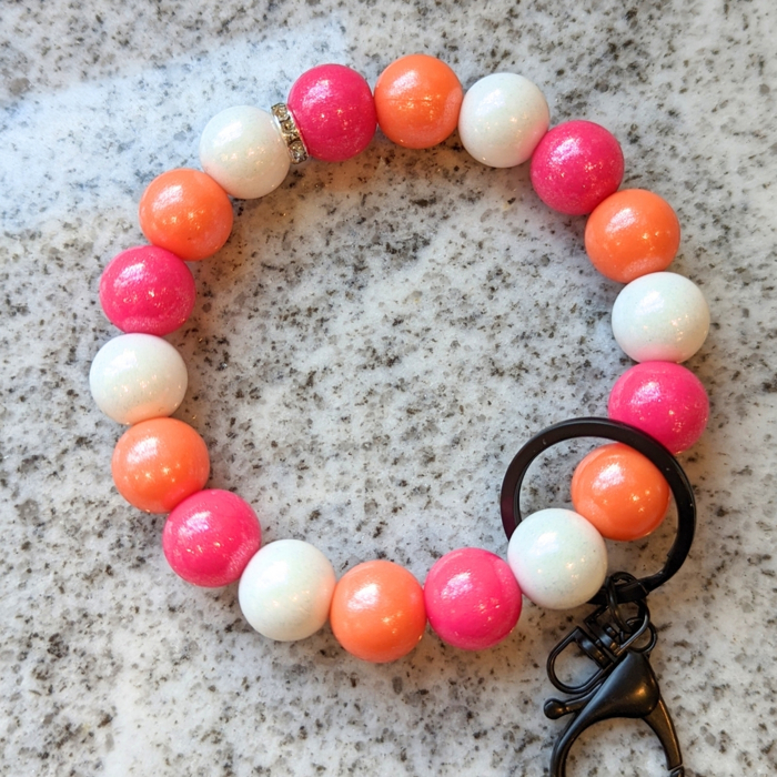 Beaded Wristlet Keychain