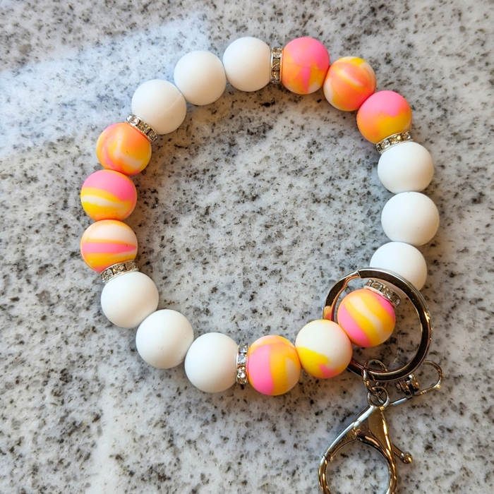 Beaded Wristlet Keychain