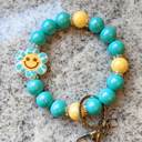  Beaded Wristlet Keychain