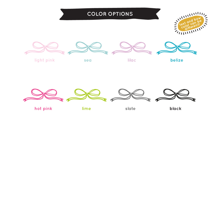 Personalized Stationery | Cute Coquette Bow Note Cards